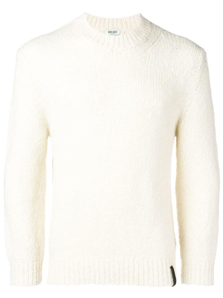 Kenzo Round Neck Sweater - White