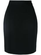 Versace Pre-owned Straight Fit Skirt - Black