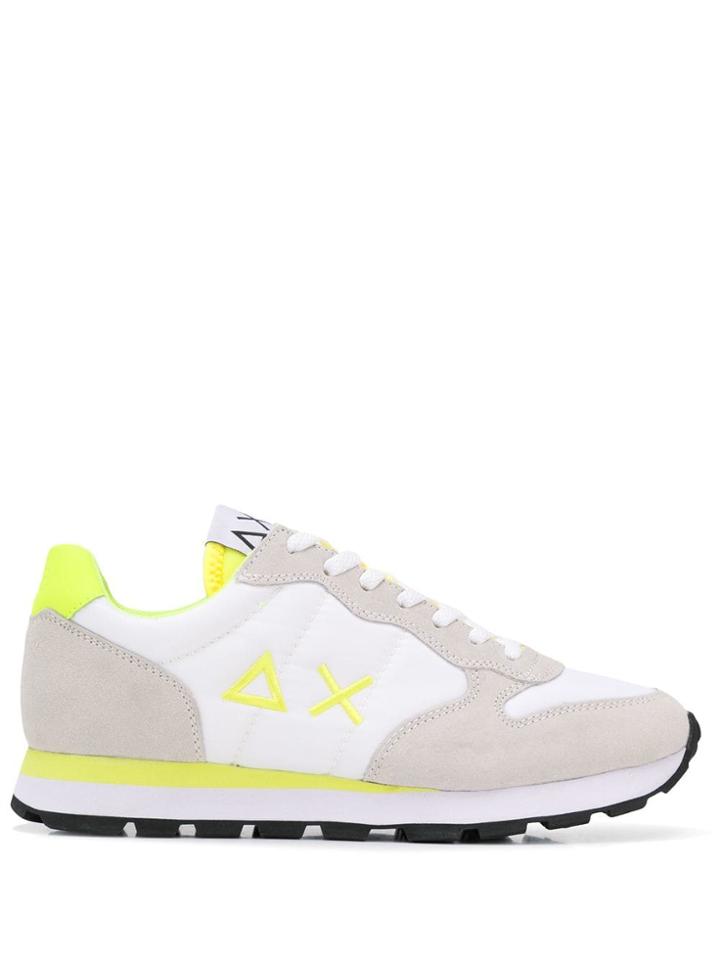 Sun 68 Lace-up Running Sneakers - White