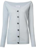 Brunello Cucinelli Button Up Cardigan, Women's, Size: Large, Blue, Cashmere
