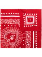 Dolce & Gabbana Crest Print Scarf - Red