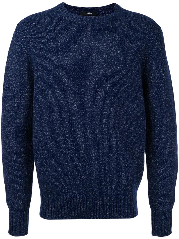 Bassike - Chunky Jumper - Men - Cotton/nylon/merino - Xl, Blue, Cotton/nylon/merino