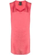 Ann Demeulemeester Cowl-neck Sleeveless Dress - Pink
