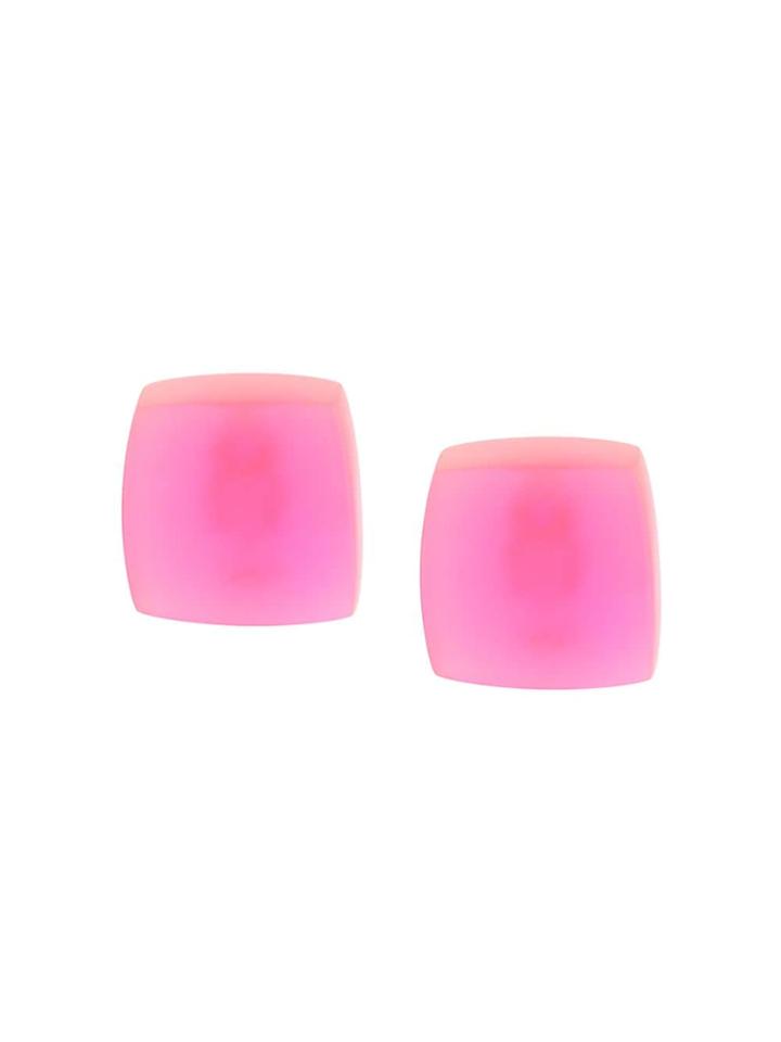 Monies Square Shaped Earrings - Pink