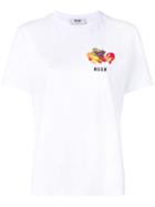 Msgm Chest Logo T-shirt - White