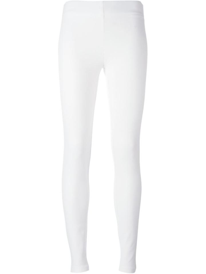 Joseph Stretch Leggings, Women's, Size: 36, White, Viscose/cotton/spandex/elastane