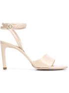 Nina Ricci Wrap Ankle Sandals, Women's, Size: 41, Nude/neutrals, Leather