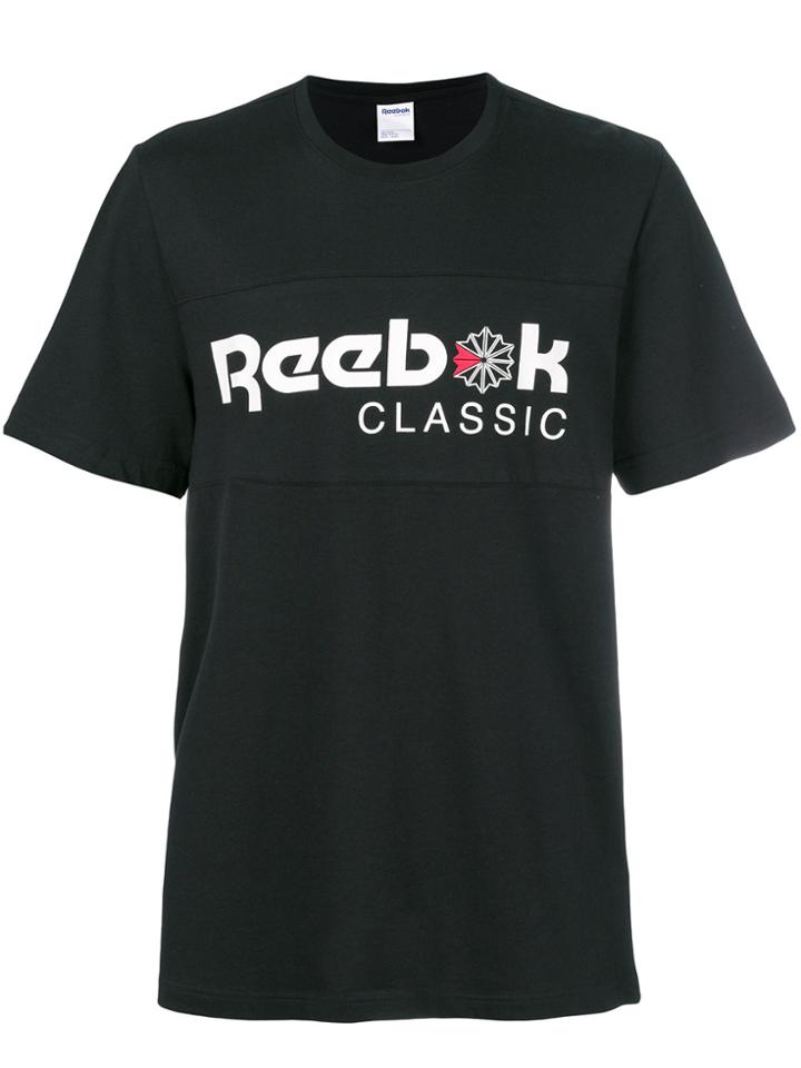 Reebok Logo Print T-shirt - Black