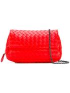 Bottega Veneta Chain Strap Crossbody Bag - Red