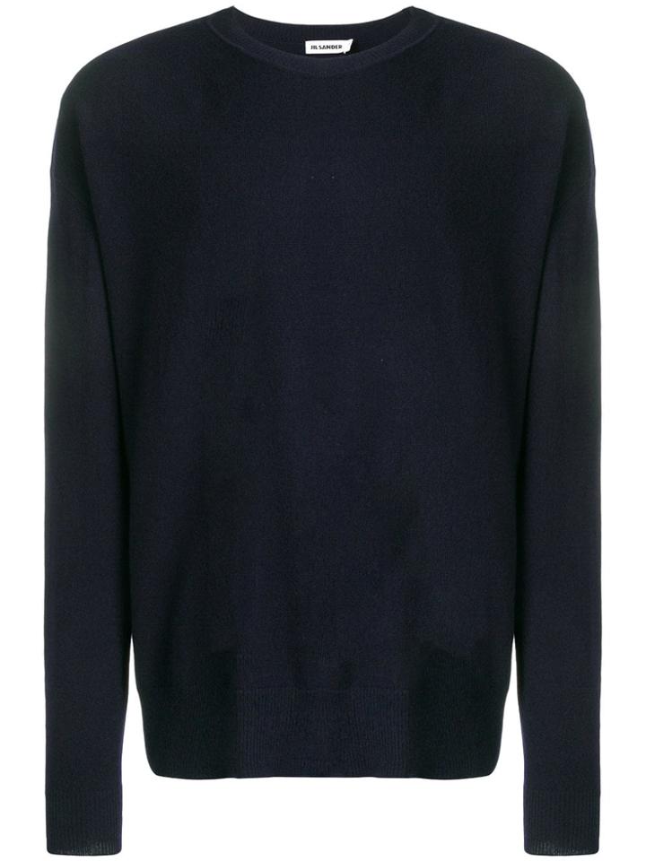 Jil Sander Crewneck Sweater - Blue