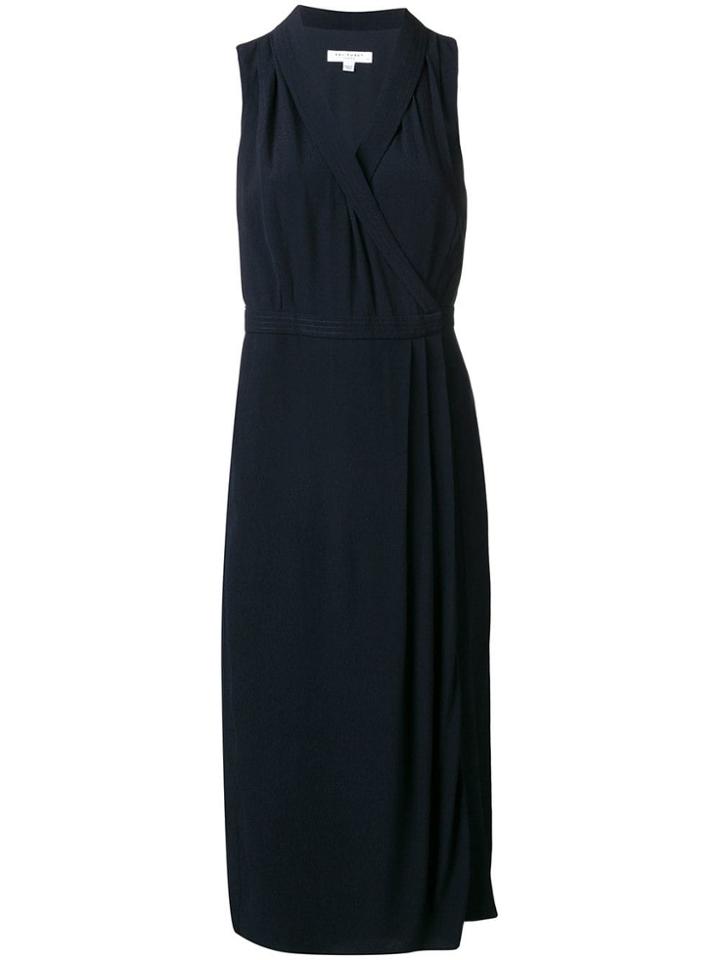 Equipment Sleeveless Midi Dress - Blue