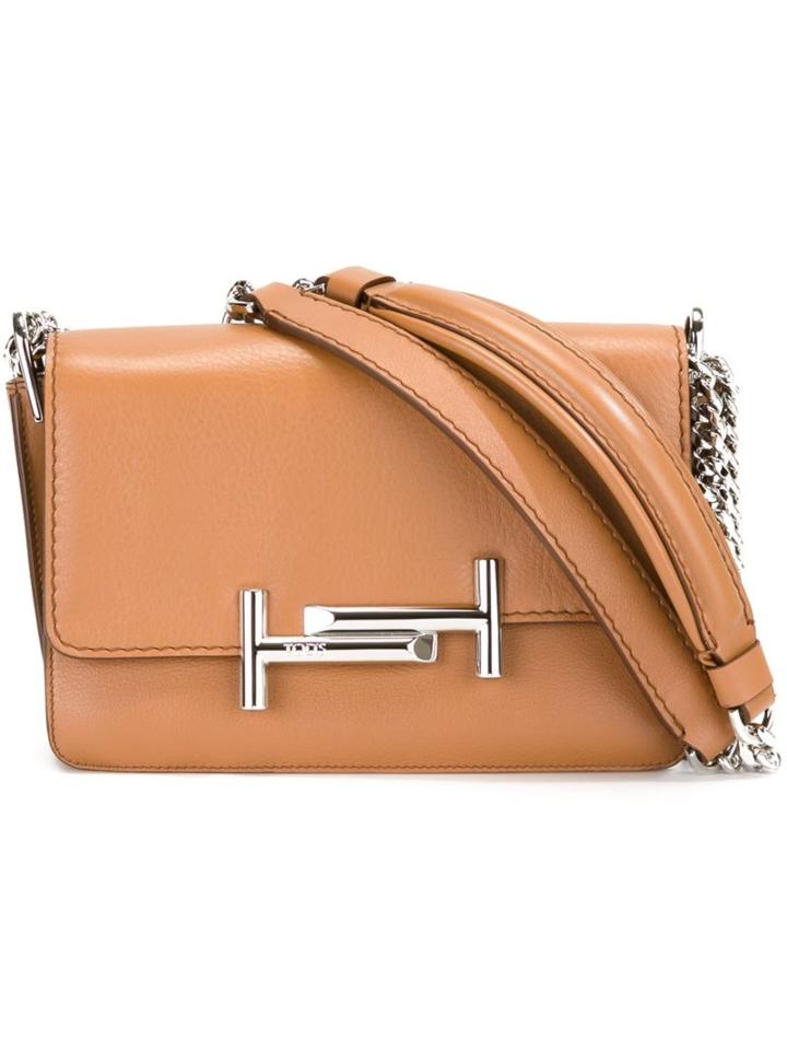 Tod's Logo Plaque Shoulder Bag