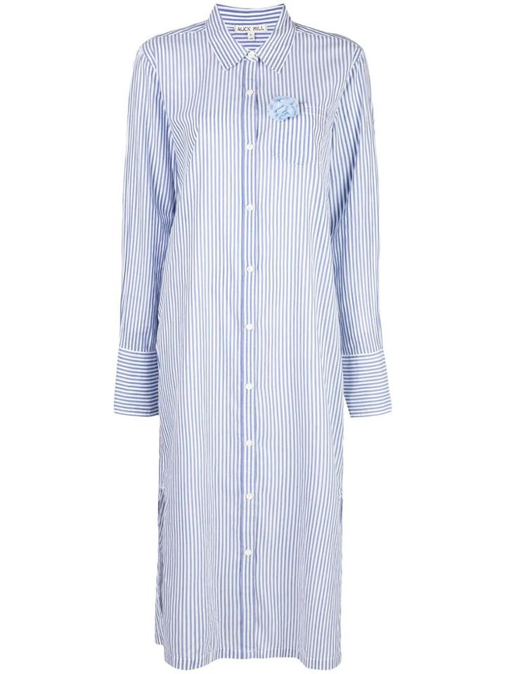 Alex Mill Striped Shirt Dress - Blue