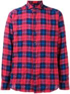 Al Duca D'aosta 1902 Plaid Print Shirt - Blue