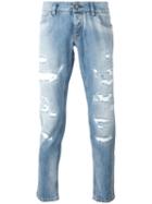 Dolce & Gabbana Slim-fit Jeans, Men's, Size: 48, Blue, Cotton