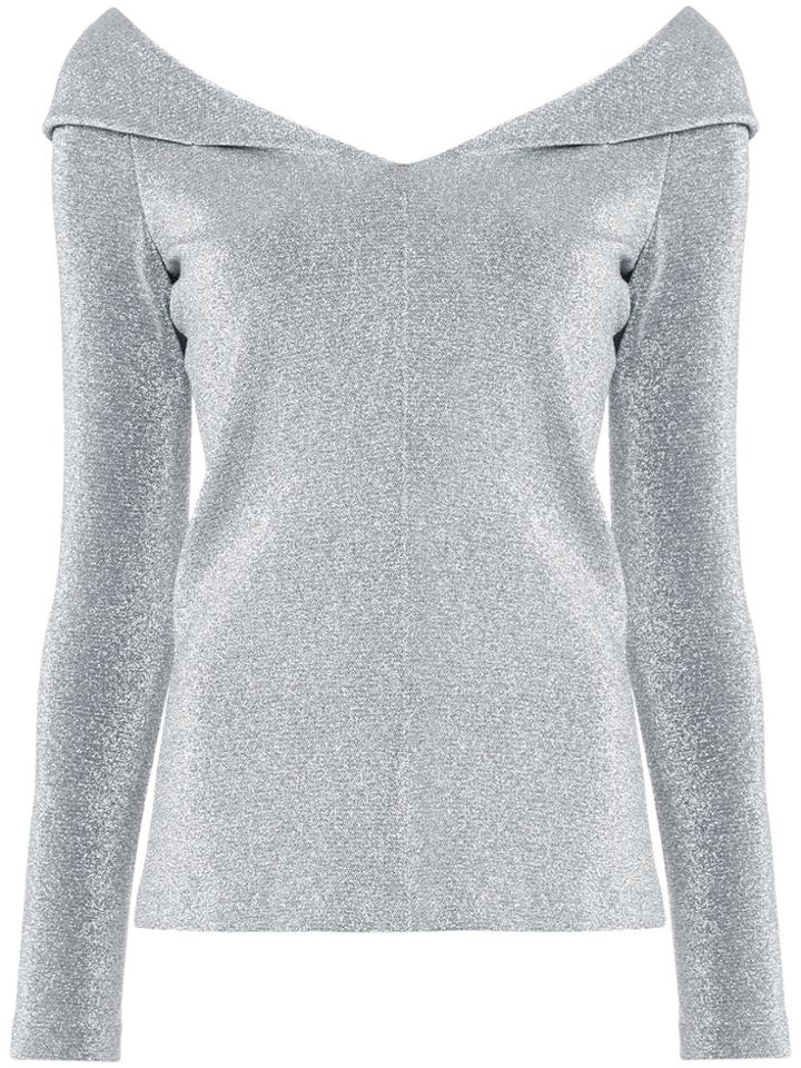 Rosetta Getty Metallic Effect Blouse
