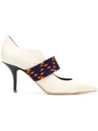 Malone Souliers Mannie Pointed Pumps - White
