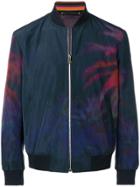 Paul Smith Tie-dye Bomber Jacket - Blue