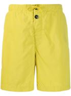Stone Island Half Stripe Swim Shorts - Yellow