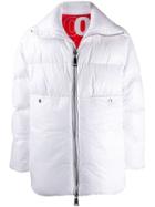Khrisjoy Quilted Padded Coat - White