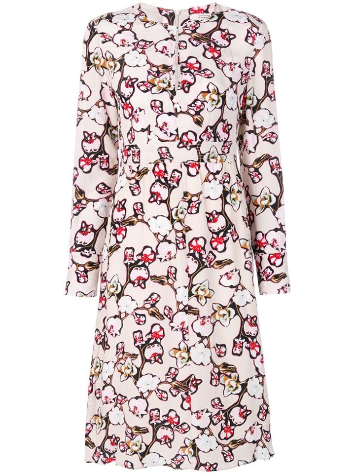 Dorothee Schumacher Floral Print Dress - Neutrals
