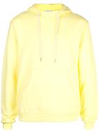 John Elliott Kangaroo Pocket Drawstring Hoodie - Yellow