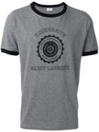 Saint Laurent Saint Laurent Université Ringer T-shirt, Men's, Size: Small, Grey, Cotton