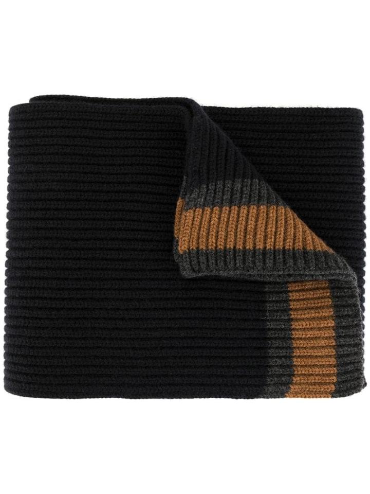 Dolce & Gabbana Cashmere Knitted Scarf - Black
