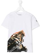 Marcelo Burlon County Of Milan Kids Tiger Print T-shirt, Size: 6 Yrs, White