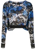 À La Garçonne Day Cropped Top - Blue
