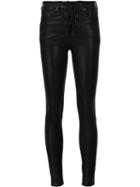 Rag & Bone /jean Skinny Trousers, Women's, Size: 28, Black, Leather
