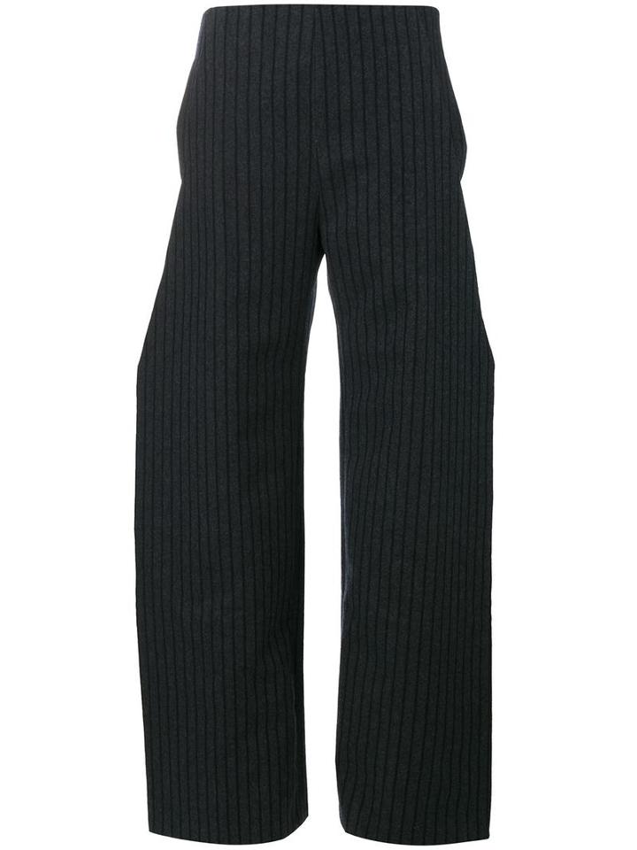 Jacquemus Wide-leg Trousers, Women's, Size: 40, Grey, Wool/polyamide/other Fibers/polyester