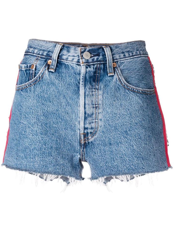 Levi's Side Bands Denim Shorts - Blue
