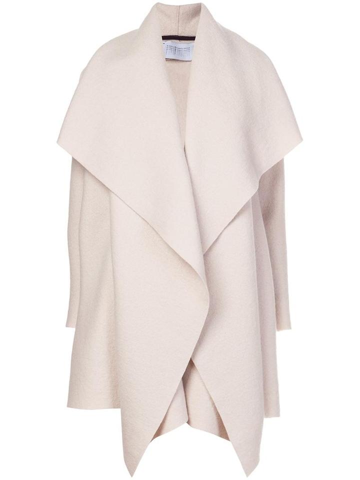 Harris Wharf London Draped Blanket Coat, Women's, Size: Xs, Nude/neutrals, Virgin Wool