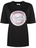 See By Chloé Logo Printed T-shirt - Black