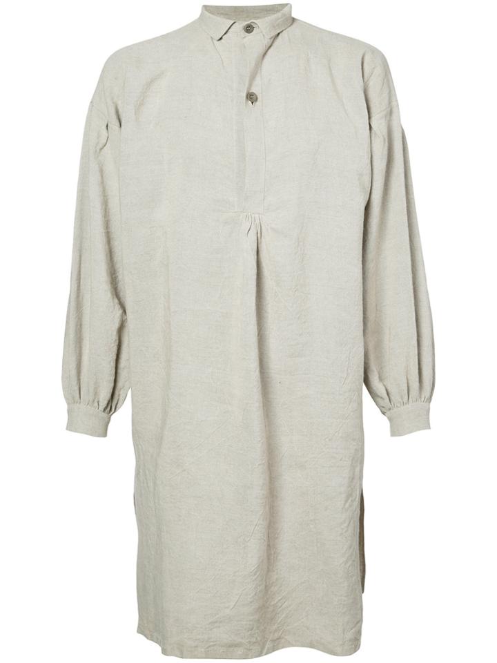 Horisaki Design & Handel Raw Flax Tunic - Nude & Neutrals
