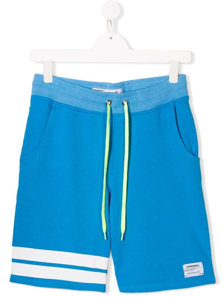 Vingino Teen Stripe Detail Shorts - Blue