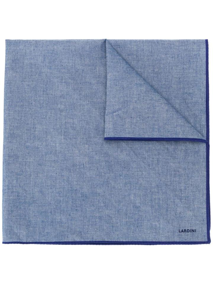 Lardini Contrast Trim Foulard - Blue