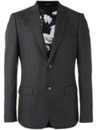 Alexander Mcqueen - Blazer Jacket - Men - Silk/polyester/viscose/wool - 50, Black, Silk/polyester/viscose/wool