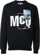 Mcq Alexander Mcqueen Printed Crew Neck Sweatshirt