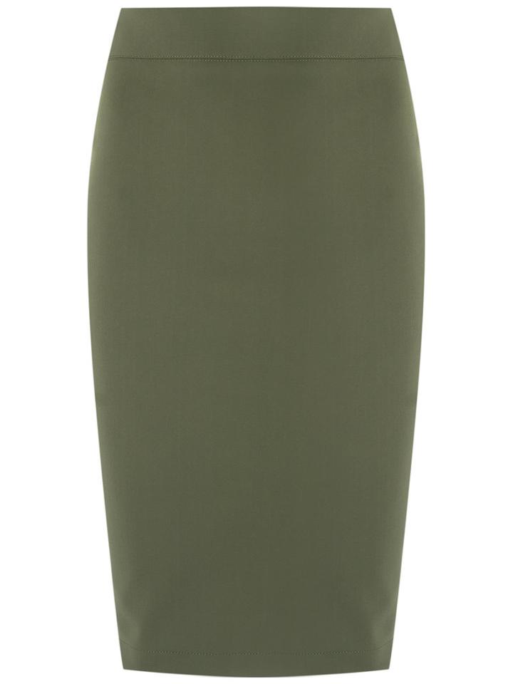 Gloria Coelho - Pencil Skirt - Women - Elastodiene/polyamide - 44, Green, Elastodiene/polyamide