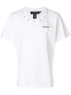 Icosae Studded Collar T-shirt - White