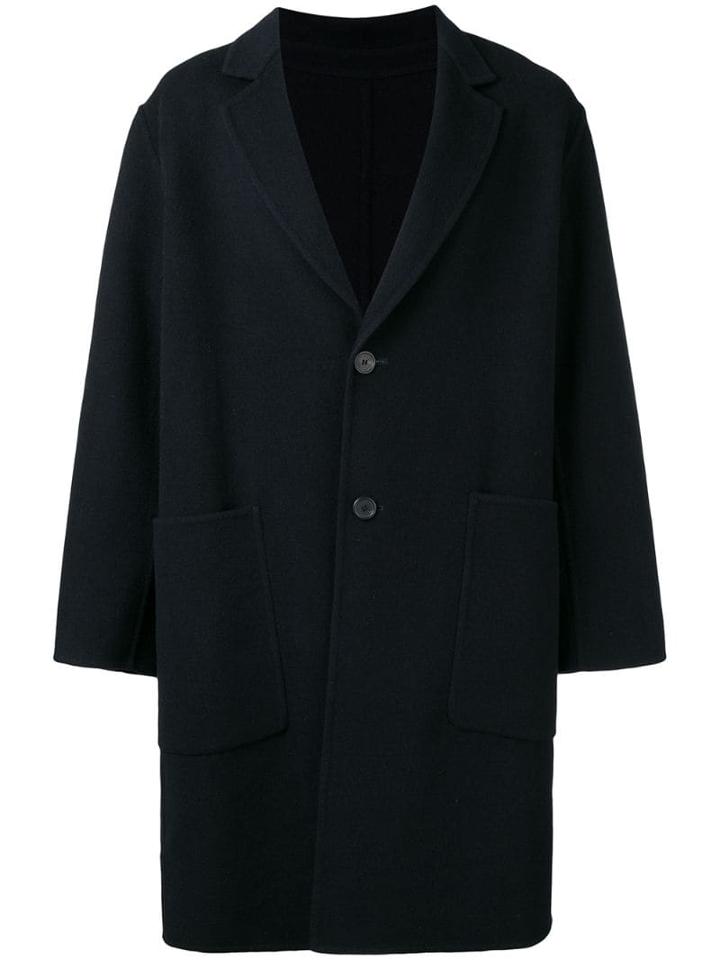Ami Paris Oversized Coat - Blue
