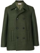 Walter Van Beirendonck Wolf Embroidered Peacoat - Green