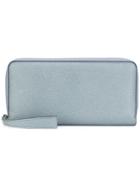 Valextra Travel Wallet - Blue