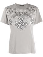 Mr & Mrs Italy Logo Print T-shirt - Grey