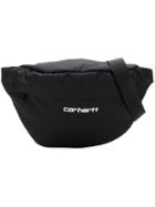 Carhartt Heritage Logo Embroidered Belt Bag - Black