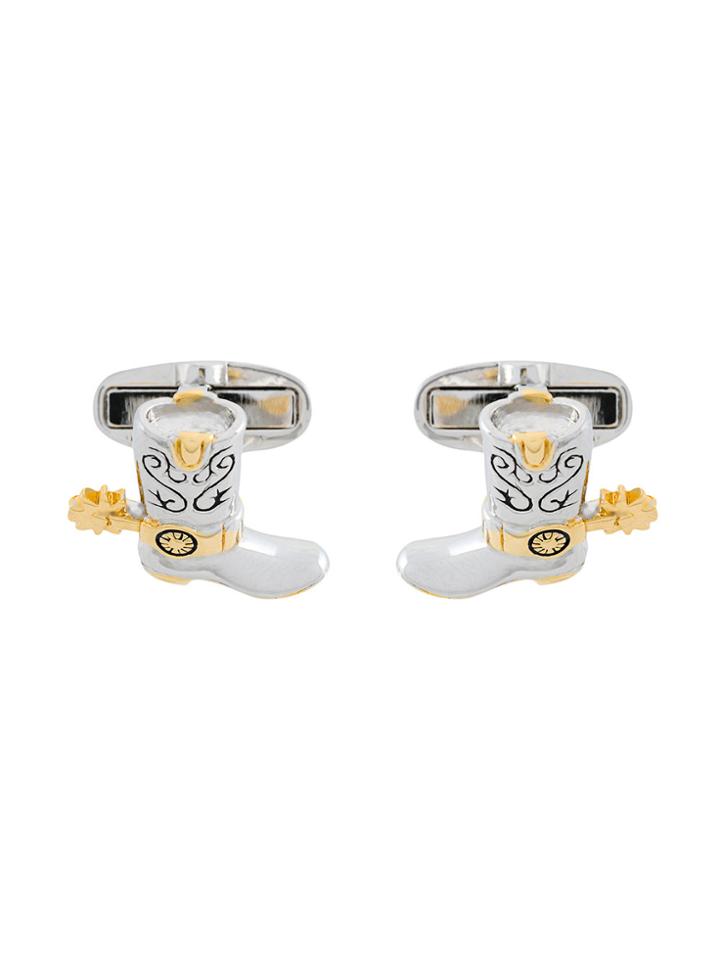 Paul Smith Cowboy Boot Cufflinks - Metallic