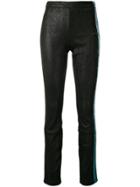 Haider Ackermann Textured Skinny Trousers - Black