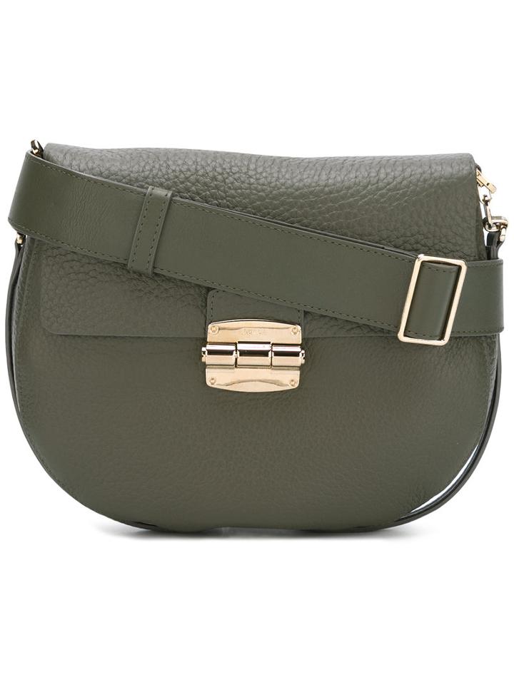 Furla - Saddle Shoulder Bag - Women - Leather - One Size, Women's, Green, Leather